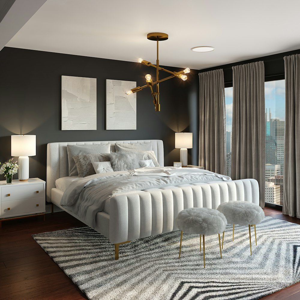 Luxury master bedroom suite refurbishment in Knightsbridge, London